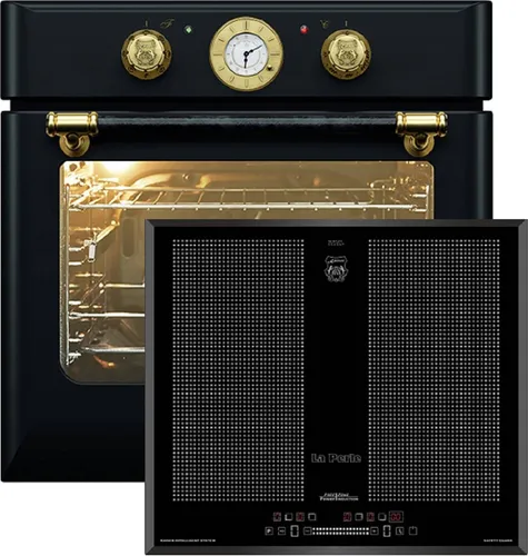 Elektro Backofen Kaiser EH 6432 BE Autark 68L+Induktions-Kochfeld   60 cm