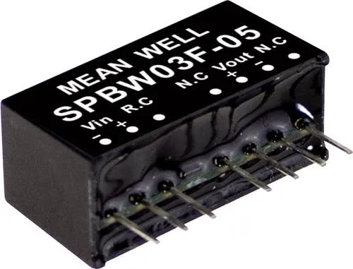 MEAN WELL SPBW03F-05 DC/DC-Wandlermodul 600mA 3W Anzahl Ausgänge: 1 x Inhalt 1St.