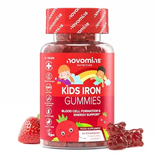Novomins Eisen Vitamin C Gummies für Kinder