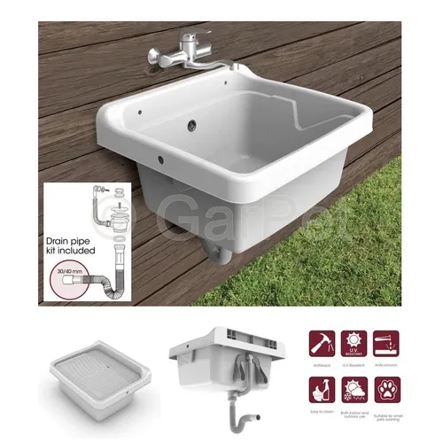 Waschbecken Set Ausgussbecken Kunststoff