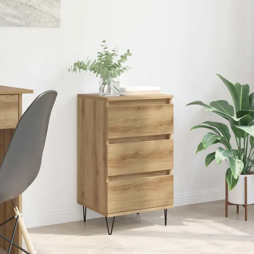 vidaXL Sideboard Artisan-Eiche 40 x 35 x 70 cm