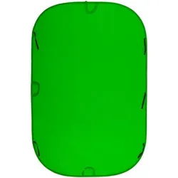Lastolite LL LC6981 Chromakey Falthintergrund Grün 180x275cm - Diverses, ideal für Film- und Fotoproduktion, doppelseitig nutzbar und platzsparend faltbar auf ein Drittel der Größe, inklusive Tragetasche für einfachen Transport.