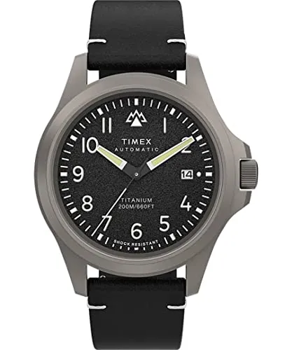 Timex Herren Expedition North Titan Automatik Uhr 41mm in schwarz von Timex