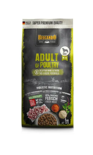 Belcando Adult GF Poultry 1Kg (6,99 € / kg) getreidefreies Hundefutter
