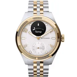 Withings ScanWatch Nova Brilliant 39mm - Bi-Color Smartwatch - Smartwatch mit EKG, Pulsmessung und Schlafanalyse - ideal für Gesundheitsbewusste und Sportler, die ihre Fitness und Vitalwerte im Blick behalten möchten.