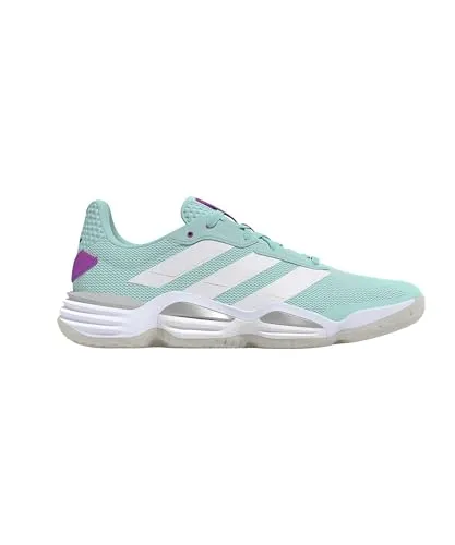 adidas Hallen-Indoorschuhe Stabil 16 - Damen, Größe 43 1/3 - Badmintonschuhe Damen, ideal für Handball, Volleyball & Hallenhockey mit innovativer BOOST Zwischensohle für Komfort und Energierückgabe sowie stabiler Chassis-Konstruktion für intensive Matches.