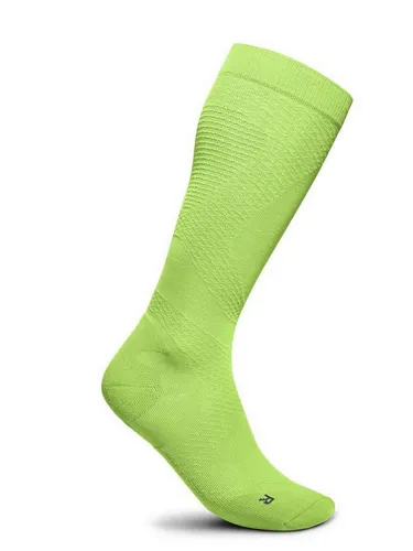 Bauerfeind Sports Herren Run Ultralight Compression Socks EU 41-42 - grün - Sportsocken mit ultradünnem, atmungsaktivem Gestrick und gezielten Kompressionszonen für optimale Muskulaturunterstützung. Ideal für Läufer, die Komfort und Stabilität suchen.