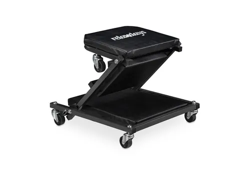 Relaxdays Rollbrett Werkstatt 2in1 - Klappbar, 360° drehbar, bis 150 kg - Werkstatt-Liegewagen mit klappbarem Design und 360° drehbaren Rollen für maximale Mobilität. Ideal für gelenkschonendes Arbeiten im Sitzen oder Liegen.