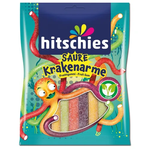 Hitschler Saure Krakenarme, Fruchtgummi, 125g Beutel 10,64€/1kg
