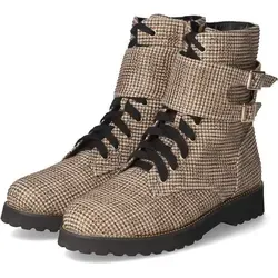 La Strada 1837555-4022 Stiefelette beige|weiß 39 EU - Wanderschuhe mit stylischem Design, ideal für Outdoor-Aktivitäten. Bequem mit Blockabsatz und Reißverschluss für einfaches An- und Ausziehen.