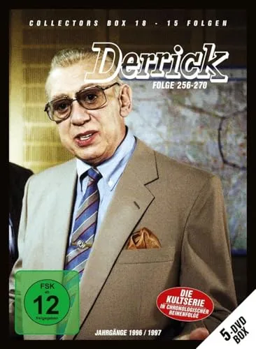 Derrick - Collector's Box Vol. 18 (Folge 256-270) [5 DVDs] - Filme, spannende Kriminalfälle aus der beliebten Serie, ideal für Fans und Sammler.