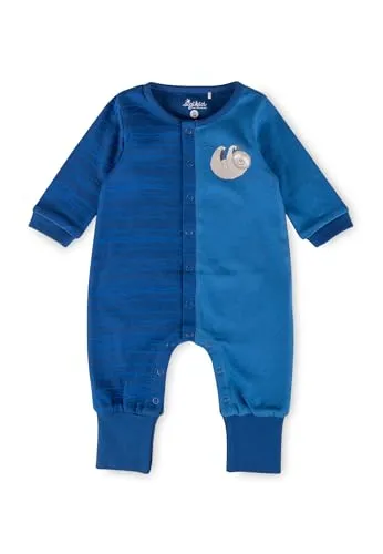 Sigikid Unisex Baby Overall Nachtwäsche Kleinkind-Schlafanzüge, Blau, 62