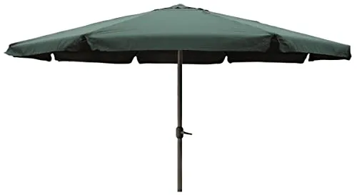 INDA-Exclusiv XXL Alu Sonnenschirm Ø 4 m - Sonnenschirm mit UV30+ Schutz, perfekt für den Garten oder die Terrasse. Der große Ø 4m Schirm bietet optimalen Schatten und ist dank der Kurbel leicht zu bedienen.