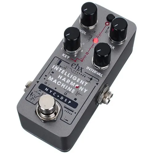 Electro Harmonix Pico Intelligent Harmony Machine - Effektpedal für Gitarristen mit harmonischem Pitch Shifting, zwei Modi und 11 Intervall-Einstellungen – ideal für kreative Harmonien und vielseitige Klanggestaltung.