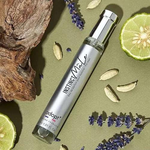 adopt INSTINCT MALE, 30 ml Eau de Parfum für Herren | Frischer, würziger Herrenduft mit Bergamotte, Lavendel, Kardamom & Patchouli | Maskulin, selbstbewusst & elegant
