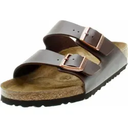 Birkenstock Arizona Pantolette Dunkelbraun, Gr. 50 - Die BIRKENSTOCK® Arizona Pantolette vereint klassischen Stil mit hohem Tragekomfort. Die verstellbaren Riemen sorgen für eine optimale Passform. Ideal für Freizeit und Beruf, bietet sie eine perfekte Kombination aus Design und Funktionalität.