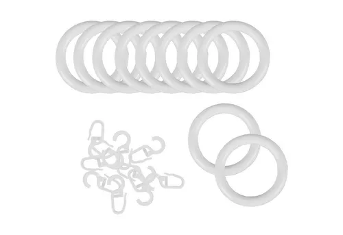 Gardinen- & Vorhangringe Schwarz von Bestlivings