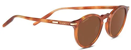 Serengeti Unisex RAFFAELE Sonnenbrille, Shiny Caramel, S/M