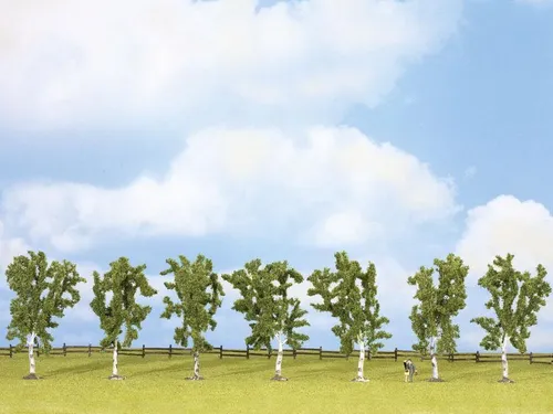 NOCH 25096 Birken für Spur H0, TT, N, Z - Landschaftsbau: Realistische Birken für eine authentische Modelllandschaft, ideal für Spur H0, TT, N und Z.