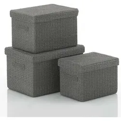 Kela Korb-Set Rimossa PP-Kunststoff grau 3tlg, 31280 - Grau