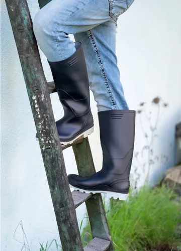 Beck Regenstiefel Basic Gummistiefel - Wasserdichte Gummistiefel für Damen und Herren, strapazierfähig und unverwüstlich - ideal für regnerische Tage und Arbeiten im Freien.