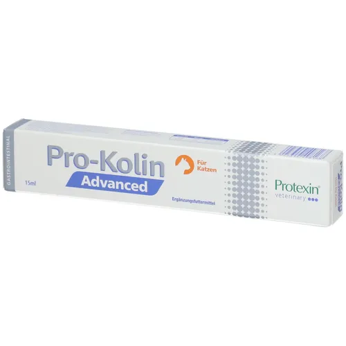 Pro-Kolin Advanced KATZE 15 ml – Sanfte Soforthilfe bei Durchfall - Pro-Kolin Advanced für Katzen ist eine schmackhafte Paste mit Hühnchenaroma. Sie unterstützt die Verdauung durch hochwertige Mikroorganismen und Ballaststoffe und hilft, die Kotkonsistenz zu stabilisieren.