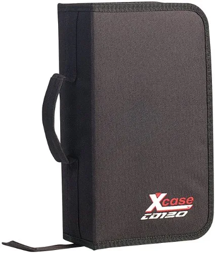 Xcase DVD Mappe: CD/DVD/BD-Tasche für 120 CD/DVD/BDs (CD Case, CD Sammelmappe, Koffer Organizer)