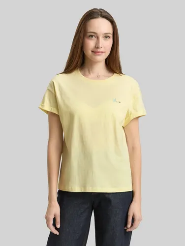 TOM TAILOR T-Shirt T-Shirt T-Shirt mit Stickerei