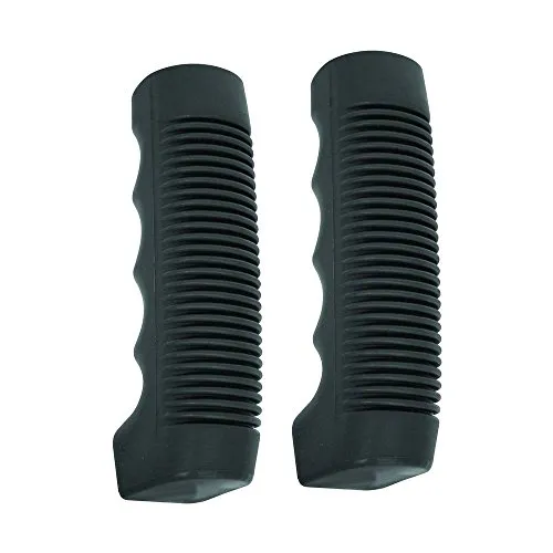 Dresco 5250150 Lenkergriffe, Schwarz, 2 Stück