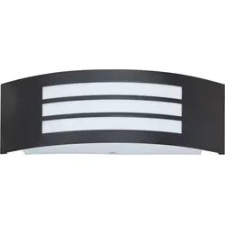 Rabalux 8409 Außenwandleuchte Roma, E27, schwarz-weiß, Modern, IP44, 31,8cm - Schwarz