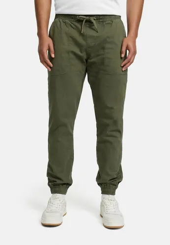 Indicode Stoffhose Herren Nizar Herrenhose Freizeithose Männer mit elastischem Bund und Kordelzug