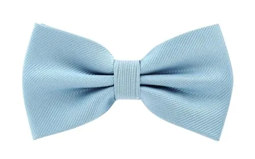 axy Herren Fliege Schleife, bereits gebunden, Konfirmation verstellbar in verschiedenen Farben FLI5 (Hellblau)