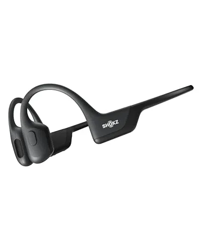 SHOKZ OpenRun Pro Knochenschall Kopfhörer - Open-Ear-Kopfhörer mit 10 Std Spielzeit und IP55 wasserdicht, ideal für sicheres Laufen und Sport mit außergewöhnlichem Klang und Komfort.