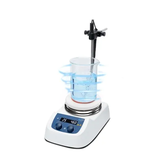 ONiLAB Magnetrührer mit Heizplatte, 5 Zoll, 280℃ LED, 200-1500 U/min, 5L