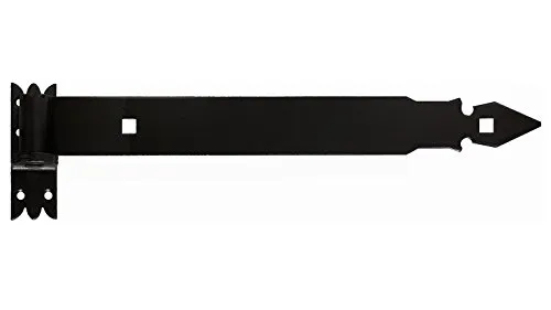 Ladenband Ladenbänder Türbänder Torband 400 x 45 x 4 mm mit 14 mm Kloben Schwarz