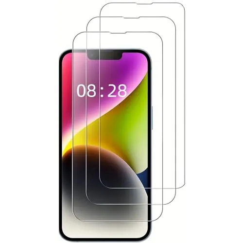 Stück Panzer Schutz Gehärtetem Glas Für iPhone 14 iPhone 13 iPhone 13 Pro Full Screen Schutzfolie Displayschutz Folie Anti Kratzen 9H Härte HD Displayschutzfolie 6,1 Zoll Ultra Klar Ultrabeständig 3