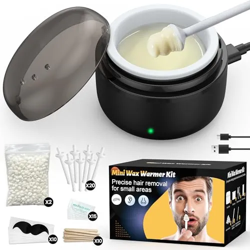Nasenhaarentferner Set mit Mini Wax Maschine von IFANZETECH