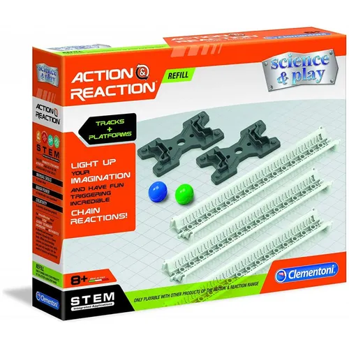 Clementoni Action Reaction Schienen und Rampen (19117)