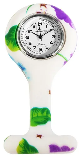 Adrina Quarzuhr AR0017 Adrina Krankenschwesteruhr aus Silikon, Damenuhr Silikon