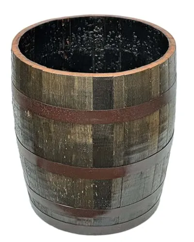 Temesso Kräuterbeet aus Whiskyfass – Hochbeet für Kräuter und Pflanzen - Hochbeet aus einem originalen schottischen Whiskyfass. Ideal für Kräuter, Palmen und Oliven. Mit 140 Liter Inhalt und isolierender Eiche bietet es eine attraktive und praktische Lösung für Garten, Balkon oder Terrasse.