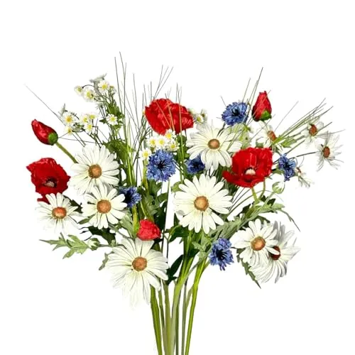 naninoa Künstlicher Wiesenblumenstrauß 60cm von naninoa