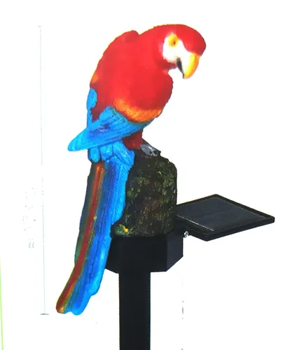 LED Solar Gartenstecker Papagei Höhe 28cm 70480