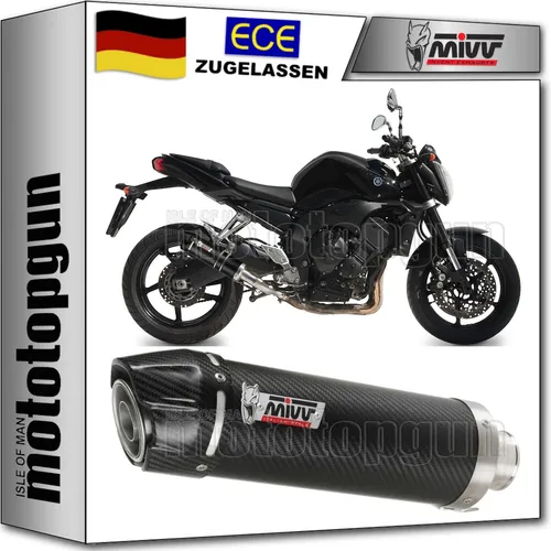 exhaust open gp carbon mivv fur yamaha fz1 / fz1 fazer 2012 12 2013 13 2014 14