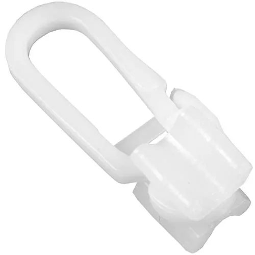 Bestlivings 50 Stück X-Gleiter 9,5mm für Vorhangschiene, Universal Gardinenrollen Innenlaufrollen für alle gängigen Gardinenschienen