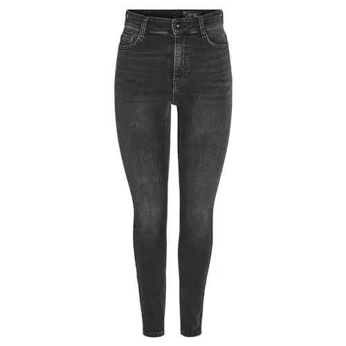 NMSATTY HW Skinny Jeans AZ346MG NOOS - Jeans mit elastischem Skinny Fit Schnitt, Gürtelschlaufen für perfekten Sitz und Standardlänge - ideal für jeden Anlass!