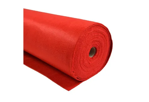 maDDma Stoff Bastelfilz 10m Rolle Filz 90cm x 3mm, rot