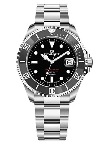 Gigandet Automatikuhr Edelstahl Saphirglas Sea Ground 300