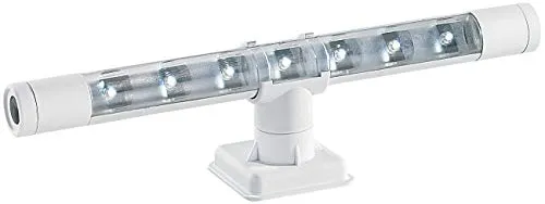 Lunartec Unterbauleuchte Batterie: Flexible warmweiße 4in1-LED-Unterbauleuchte, weiß (Küche ohne Kabel, Lichtleiste Küche ohne Kabel, Unterschrank Beleuchtung kabellos)