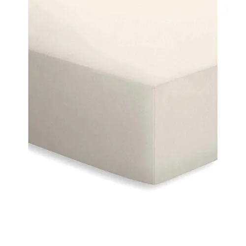 Schlafgut Spannbettlaken Leinen - 100% Baumwolle mit Fullflexgummi - Spannbettlaken aus 100% Baumwolle, ideal für Matratzen und Wasserbetten. Bietet perfekte Passform und verbessert Ihr Schlafklima. Farb- und formbeständig, auch nach vielen Wäschen!