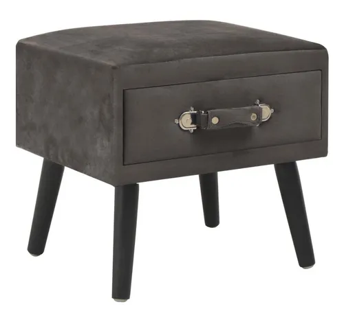 vidaXL Nachttisch mit 1 Schublade aus Samt von vidaXL